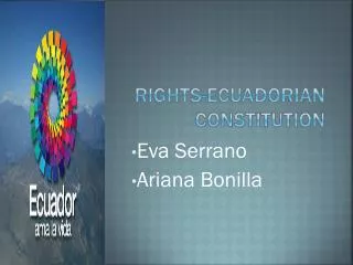 Rights-Ecuadorian Constitution