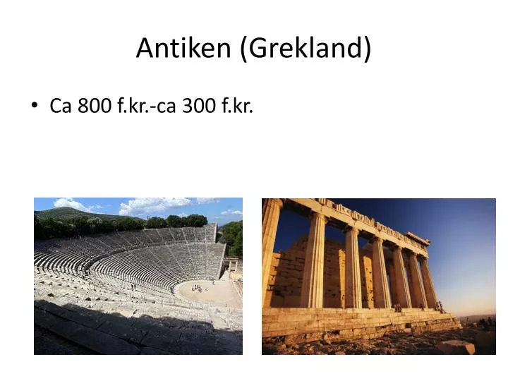 antiken grekland
