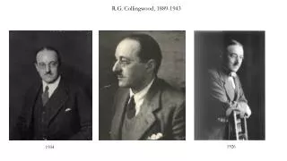 R.G. Collingwood , 1889-1943