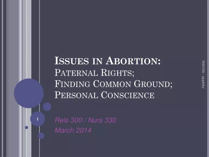 issues in abortion paternal rights finding common ground personal conscience