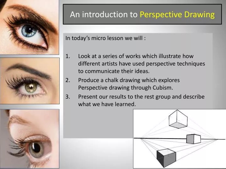 an introduction to perspective drawing