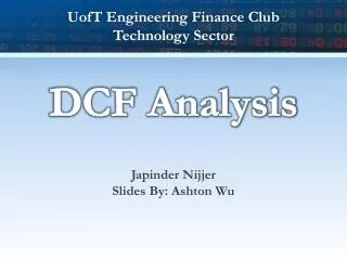DCF Analysis
