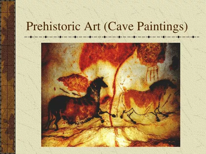 prehistoric art cave paintings