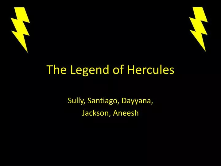 the legend of hercules