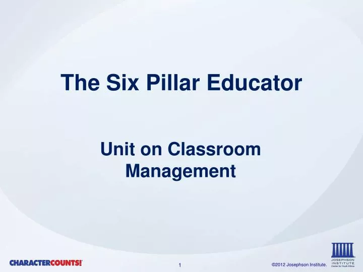 the six pillar educator