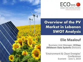 Overview of the PV Market in Lebanon SWOT Analysis