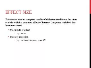 Effect Size