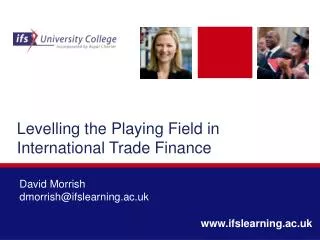 Levelling the Playing Field in International Trade Finance
