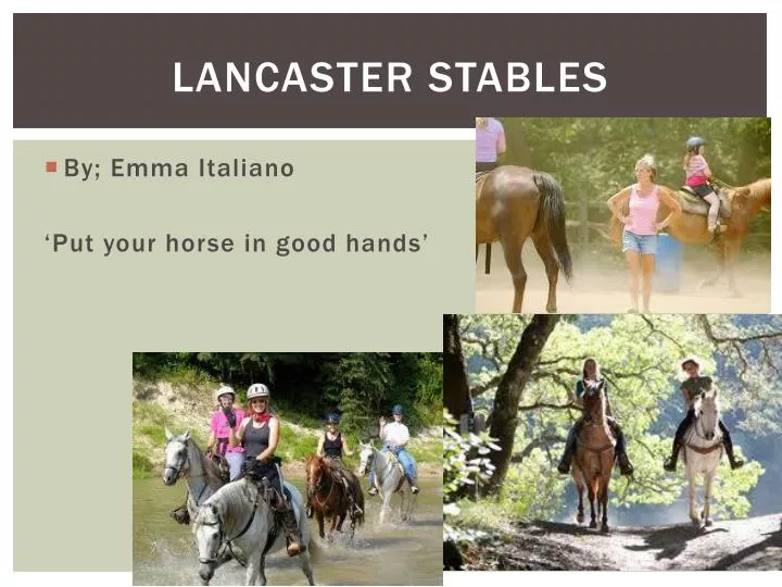 lancaster stables