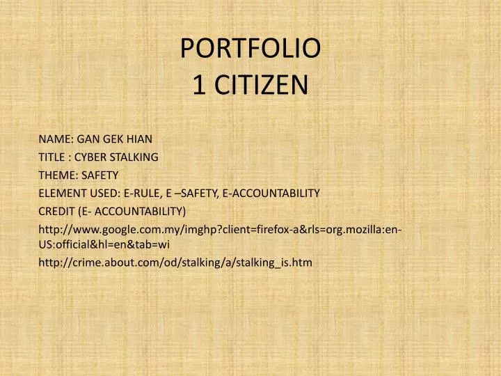 portfolio 1 citizen