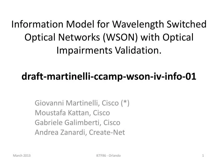 giovanni martinelli cisco moustafa kattan cisco gabriele galimberti cisco andrea zanardi create net