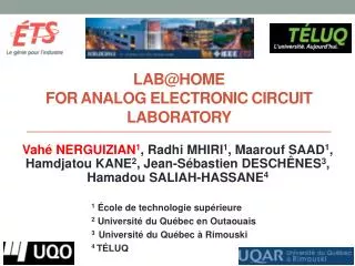 LAB@HOME for analog electronic circuit laboratory