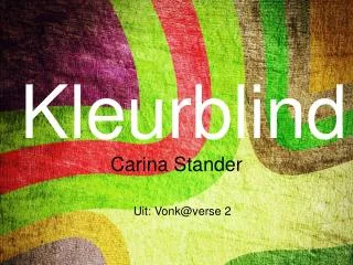 kleurblind