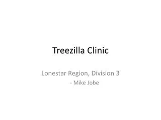 Treezilla Clinic