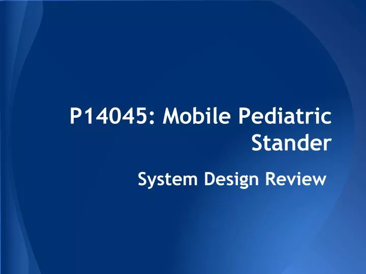 p14045 mobile pediatric stander