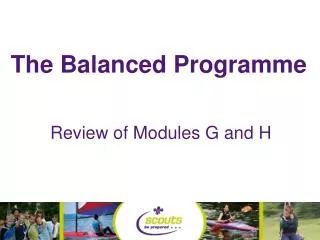 The Balanced Programme