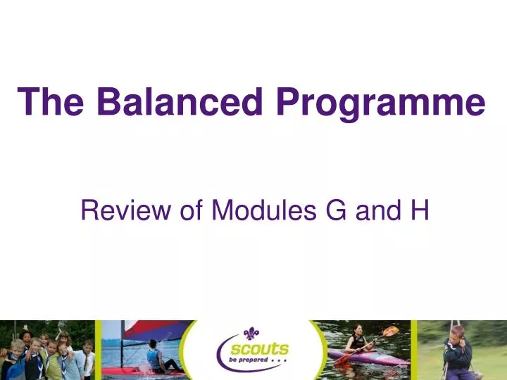 the balanced programme