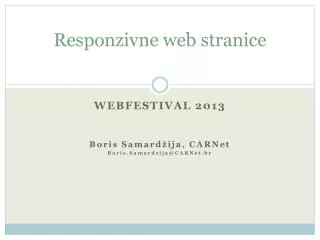 responzivne web stranice