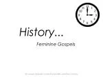 Feminine Gospels - slide 1