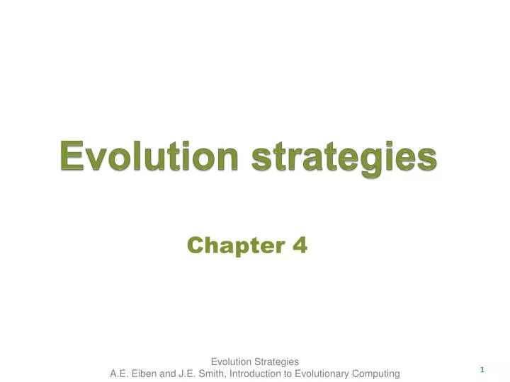 evolution strategies