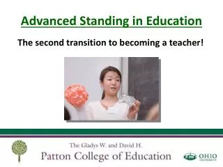 Advanced Standing in Education