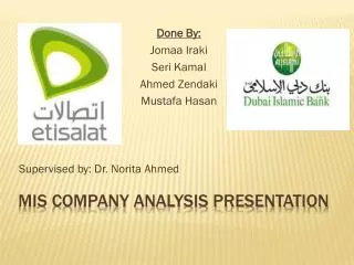 MIS Company Analysis Presentation
