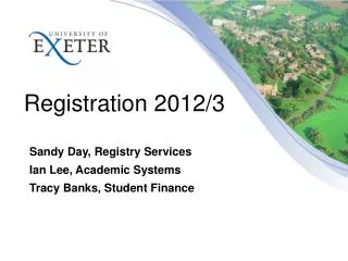 Registration 2012/3