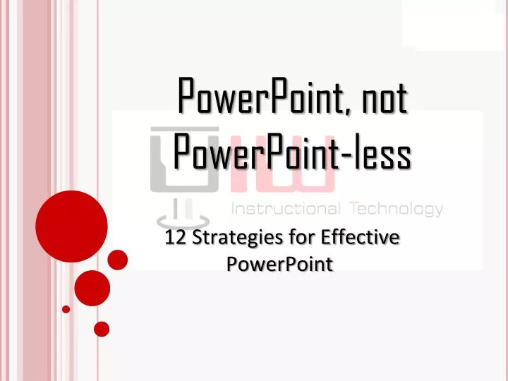 powerpoint not powerpoint less