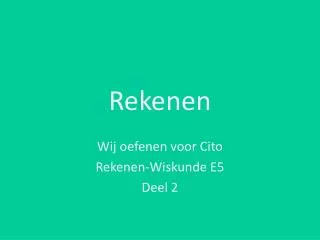 rekenen