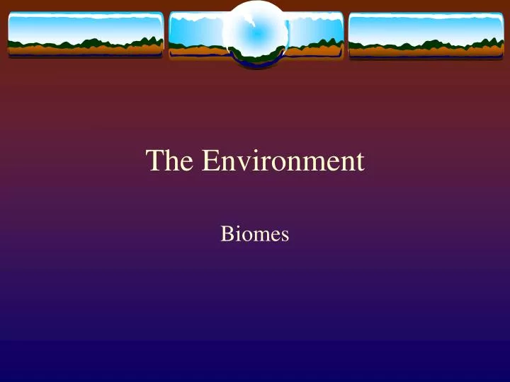 the environment