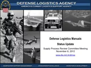 Defense Logistics Manuals Status Update