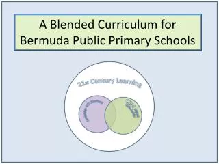 A Blended Curriculum for Bermuda Public Primary Schools