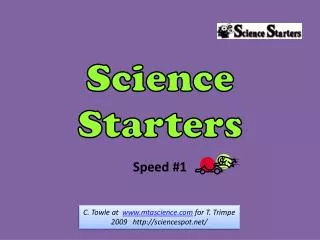 Science Starters