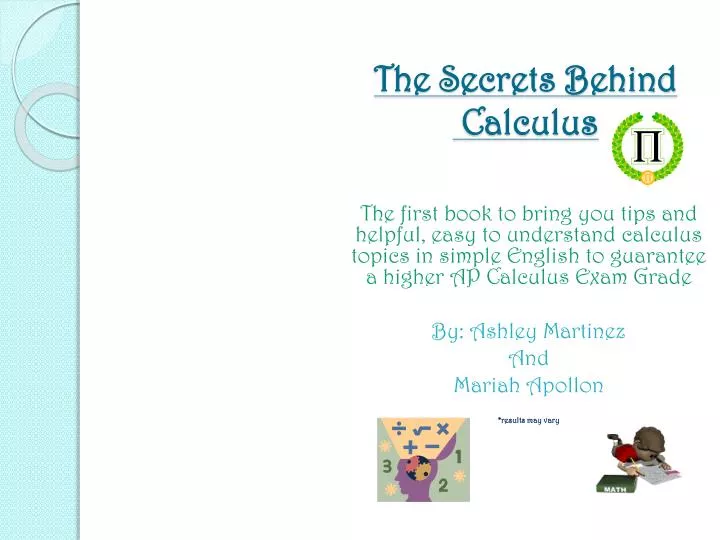 the secrets behind calculus