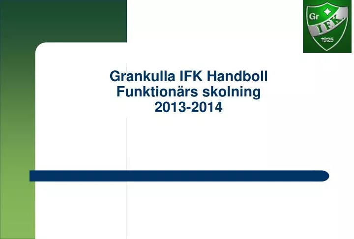 grankulla ifk handboll funktion rs skolning 2013 2014