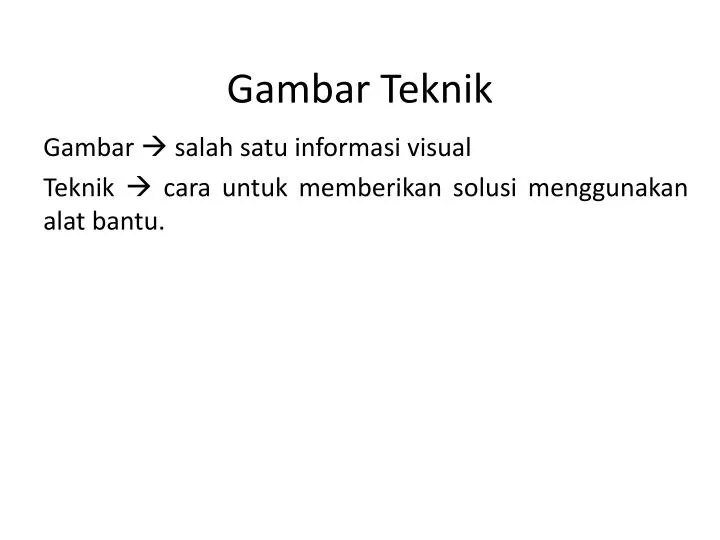 gambar teknik