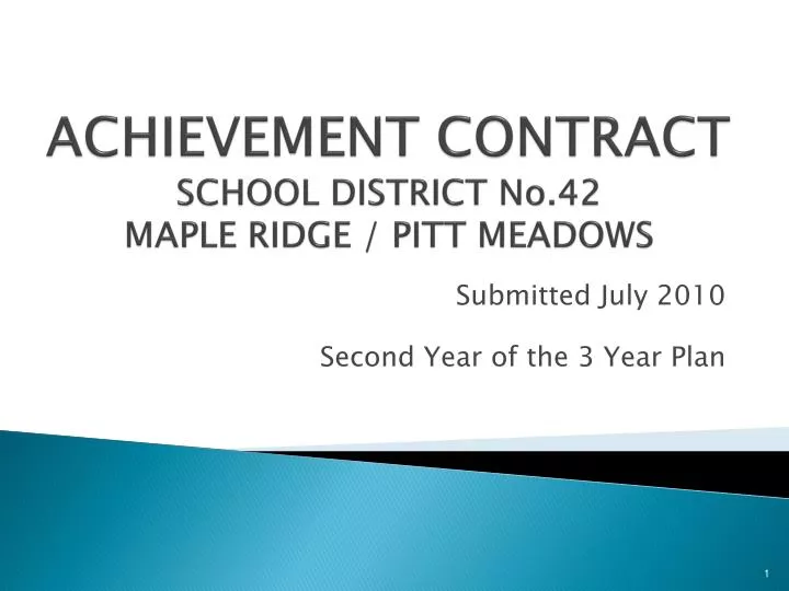 achievement contract school district no 42 maple ridge pitt meadows