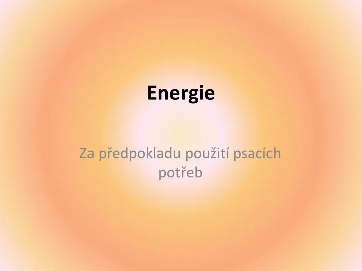 energie