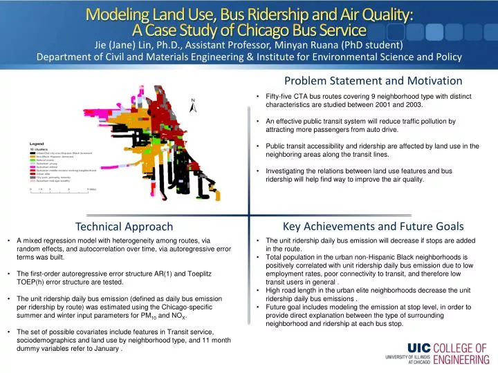 modeling land use bus ridership and air quality a case study of chicago bus service