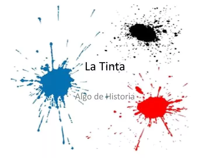 la tinta