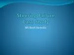 Steering Failure Case Study - slide 1