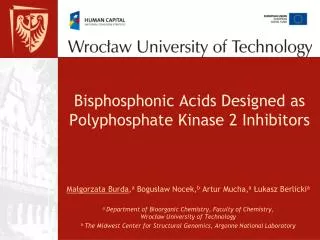 Bisphosphonic Acids Designed as Polyphosphate Kinase 2 Inhibitors