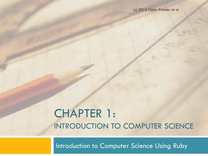 chapter 1 introduction to computer science