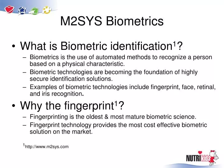 PPT - M2SYS Biometrics PowerPoint Presentation, Free Download - ID:2021895