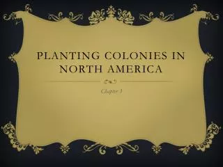 Planting Colonies In North America
