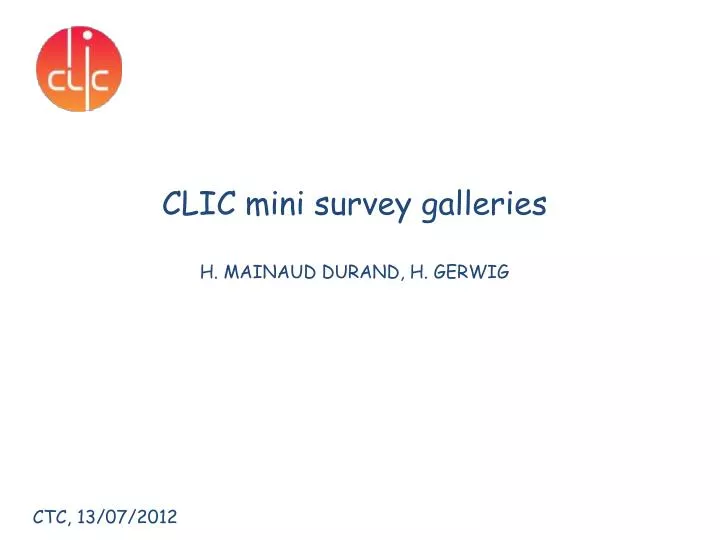 clic mini survey galleries h mainaud durand h gerwig