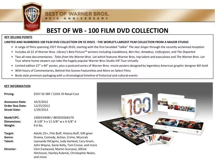 best of wb 100 film dvd collection