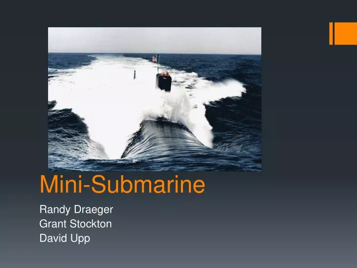 mini submarine