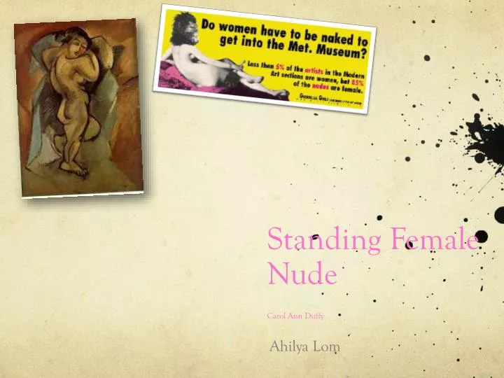 standing female nude carol ann duffy