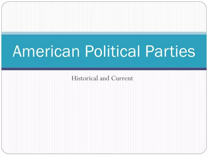 american political parties